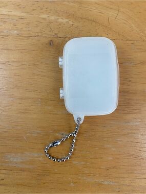 Tupperware Mini Keychain with Ball Chain